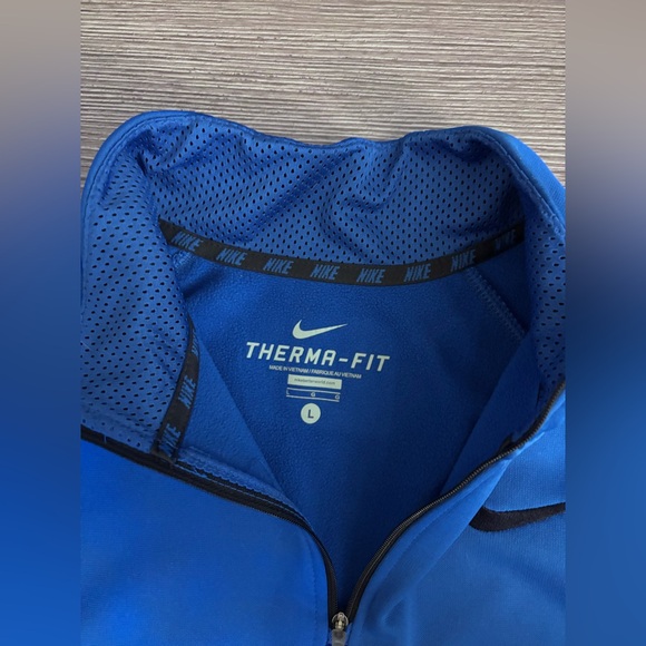 Nike Therma Fit royal blue track jacket size MEN LARGE - Picture 6 of 10